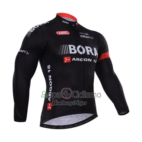 Bora Ropa Ciclismo Culotte Largo 2015 Mangas Largas Negro